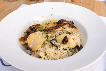 Apulia bread as an appetizer