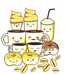 doodle food and drink