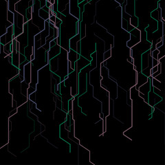 Fototapeta premium Vector abstract circuit.