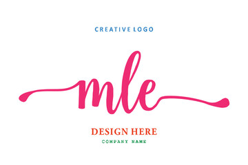 MLE lettering logo is simple, easy to understand and authoritative