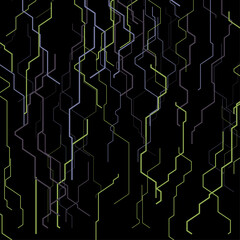 Fototapeta premium Vector abstract circuit.