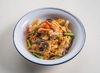 Food picture Papaya Salad with Boiled Shrimp