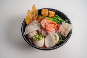  Food picture Yentafo with Seafood