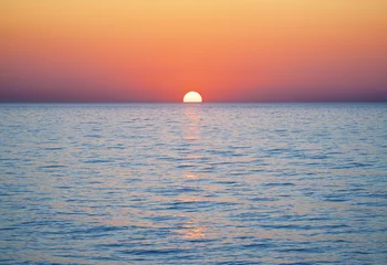 Gardinen Calm sea sunset. © GIS