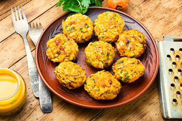 Diet vegetable cutlet