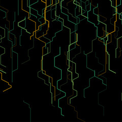 Fototapeta premium Vector abstract circuit.