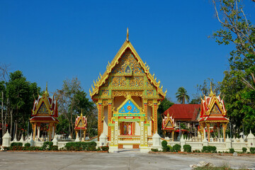 Naklejka premium Thailand Kumphawapi Wat Sri Nakararam