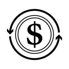 Cash Back Coin Icon