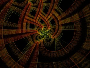 Imaginatory fractal background Image