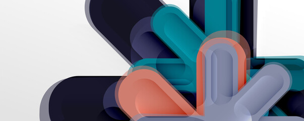 Abstract glossy crosses background for business or technology presentations, internet posters or web brochure covers