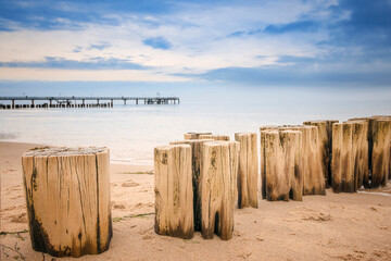 Ostseebad K&uuml;hlungsborn Blick auf die Seebr&uuml;cke