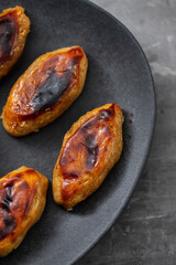 traditional portuguese sweets on the plate