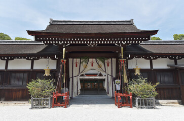 下鴨神社　中門　京都市