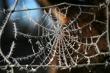 frozen web