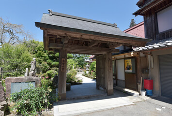 谷性寺　明智山門　京都府亀岡市