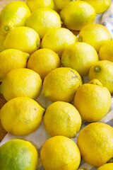 organic and natural lemon