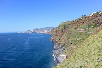 Fototapeta na wymiar Beautiful Madeira - Coastline in springtime 3