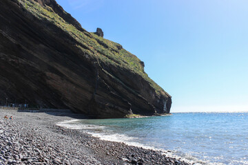 Fototapeta na wymiar Beautiful Madeira - Beach with no people