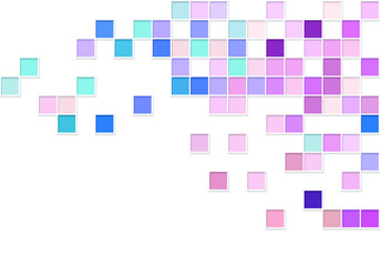 Mosaic geometric background with 3d effect and shadows. Design template can be used for book cover, flyer, poster, or advertising.