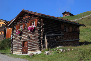 Altes Holzhaus in der Schweiz