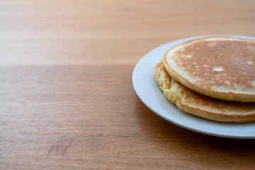 母が作る手作りホットケーキ