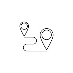  path. Plane  travel route. path vector icon
