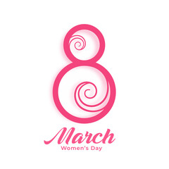 happy women's day creative background design