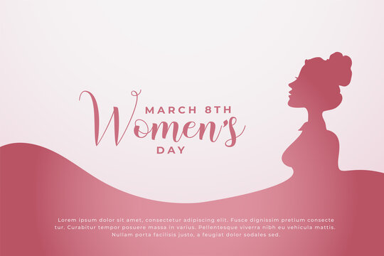 happy women's day concept background design
