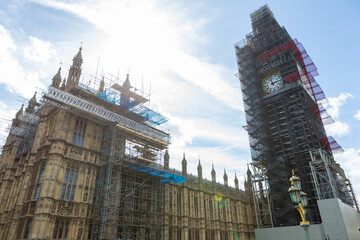 영국, 런던의 국회의사당과 빅벤 / Parliament House and Big Ben in London, England