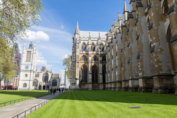 Fototapeta premium 영국, 런던의 웨스트민스터 사원 / Westminster Abbey in London, England