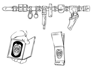 ポリスーベルト,バッチ