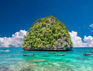 Beautiful uninhabited island in Thailand