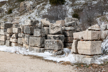 Gymnasium.Welcome to Sagalassos. Isparta, Turkey.To visit the sprawling ruins of Sagalassos, high amid the jagged peaks of Akdag, is to approach myth: the ancient ruined city set in stark.