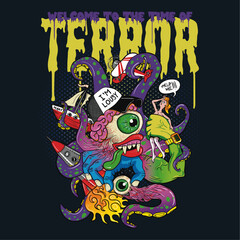 WELCOME TO THE TIME OF TERROR - 415377692