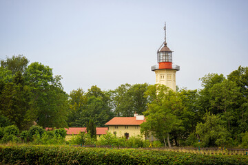 Lighthouse in Rozewie, Poland - obrazy, fototapety, plakaty
