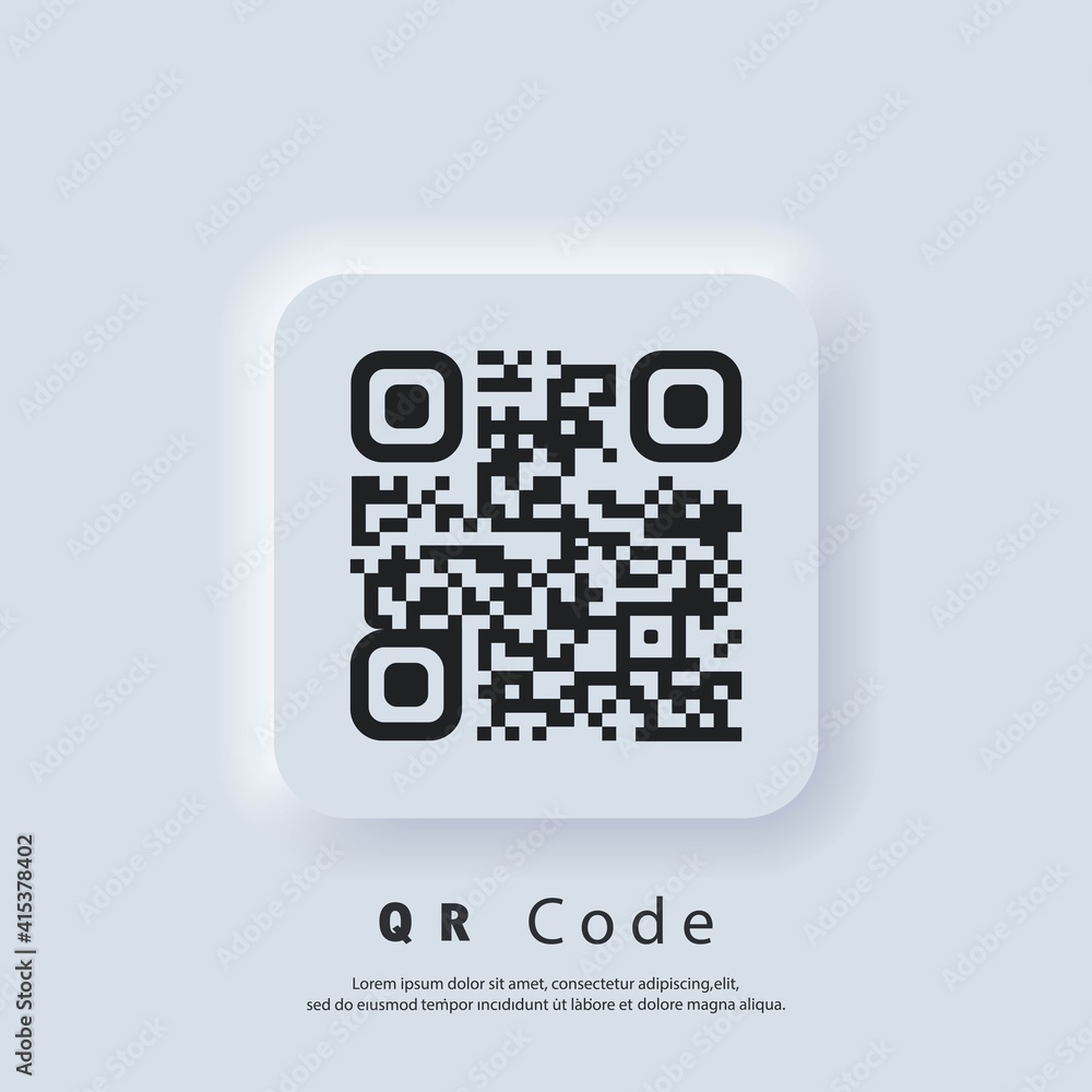 Poster qr scanner. qr code for smartphone. inscription scan me with smartphone icon. for digital payment co