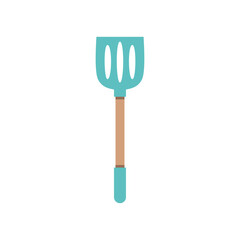 kitchen spatula in cartoon style isolated on white