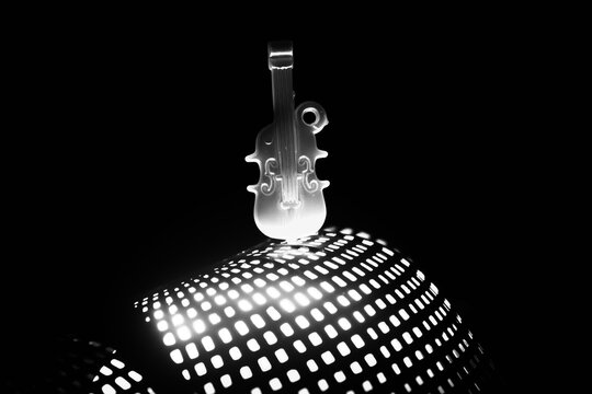 Plastic toy guitar