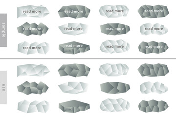 タイトル 見出し 宝石 ラベル 金属 装飾 枠 バナー フレーム AI eps ベクター素材