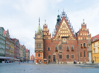 Fototapeta premium town hall of Wroclaw, Poland