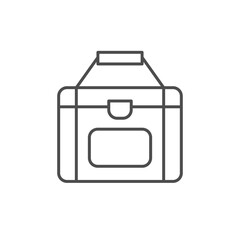 Thermo box line outline icon