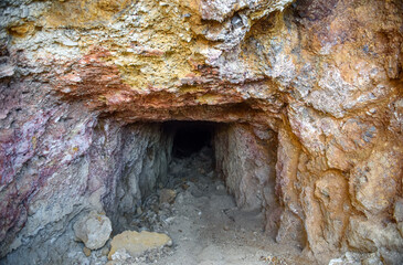 Entrance to the abandoned copper mine