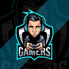 Gamers mascot logo design