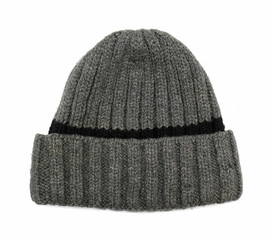 gray wool hat