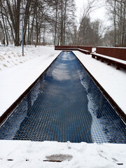 Zima w parku. © WalDec