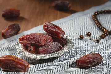 Ramadan concept with dried dates