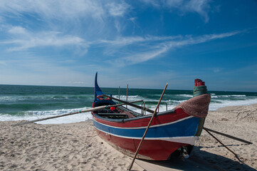 boats on aveiro portugal