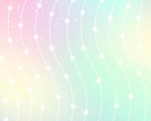 Rainbow pastel snow bokeh background