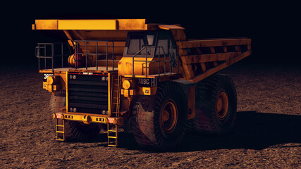 Fototapeta premium 3d illustration of Heavy Duty Vehicle . High quality photo