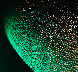 abstract green lights background
